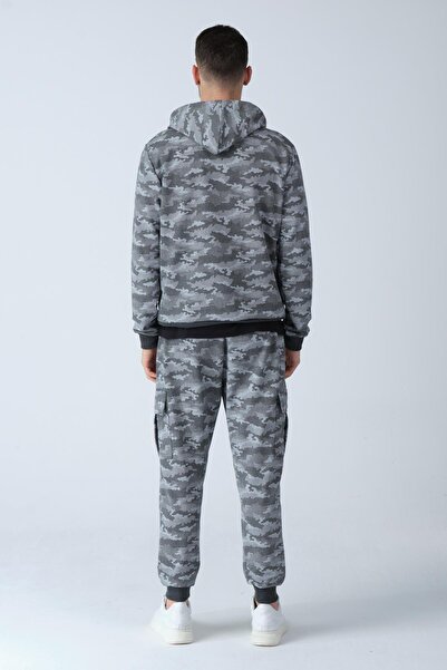 ALEXANDERGARDI Kamuflaj Desenli Kapüşonlu Sweatshirt (e21-72100)