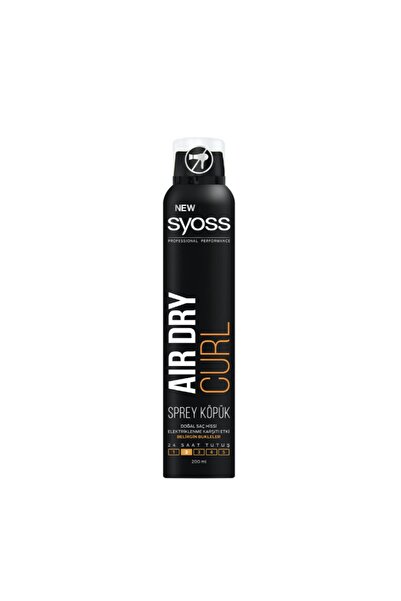 Syoss Air Dry Curl Sprey Köpük Belirgin Bukleler 200 ml