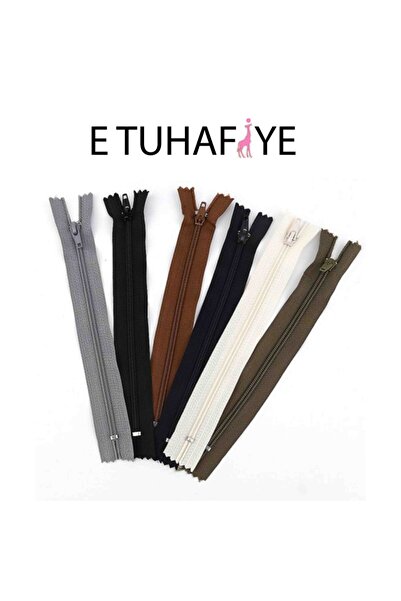 e tuhafiye 5 Штук Синій Колір Застібка-блискавка