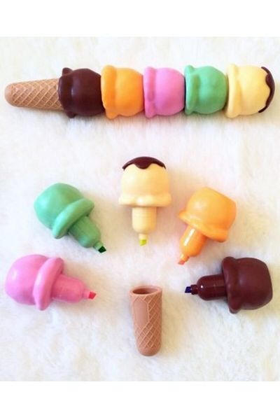 Limmy Ice Cream Highlighter Set Marker Pen 5 colors