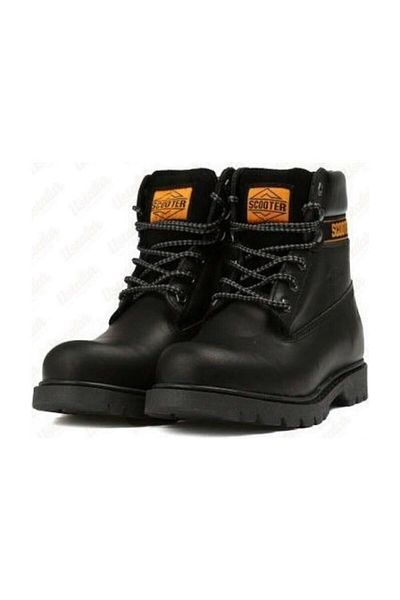 Scooter M5130 Snow Boots Watertight Waterproof New Season Leather Black Skin Boots
