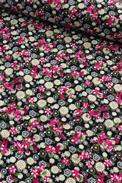 NAYS Çiçekler Pembe Divitin Kumaş