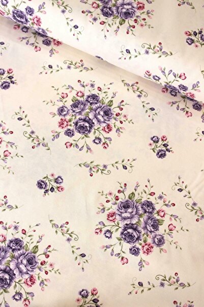 Premier Mor Çiçek Buketi Duck Keten Kumaş