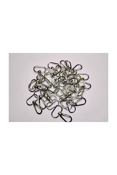 platin hediyelik 25 bucăți inel pentru chei din metal de culoare argintie