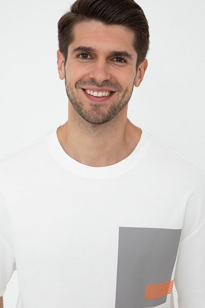 Pierre Cardin Ανδρικό T-Shirt Ecru G021SZ011.000.1288330