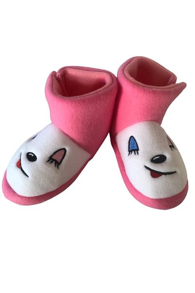 Pomidik Κοριτσίστικες ροζ παντόφλες Emoji