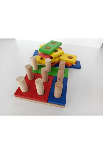doktoys Square Block Puzzle Colorful