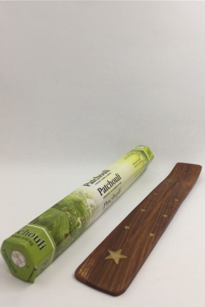 Flute Tütsü Paçuli (patchouli) 20 Adet Tütsü Çubuğu Ve Ahşap Tütsü Kayığı