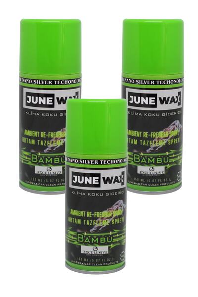 JUNE WAX Junewax Klima Koku Giderici Bambu 200 ml / Parfüm Esanslı Koku Bomba...