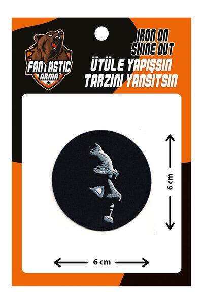 FANTASTIC ARMA Ütü Ile Yapışan Dokuma Arma Atatürk, Atatürk Silüeti Modeli