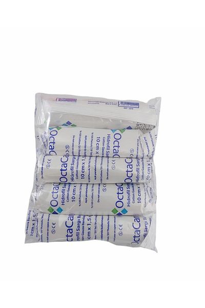 Octamed Octacare Hydrophilic Wrap Cloth 10cm X 1.5m Single Pack of 5