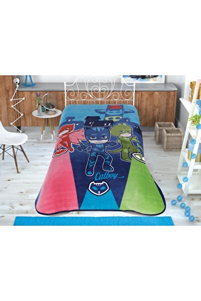 Taç - Pj Masks Move Tek Kişilik Lisanslı Battaniye