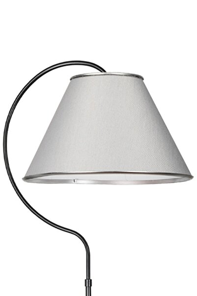 VENON Aydınlatma Lambader Silver Mia Elips Siyah (silver Çember) A.gri Şapka