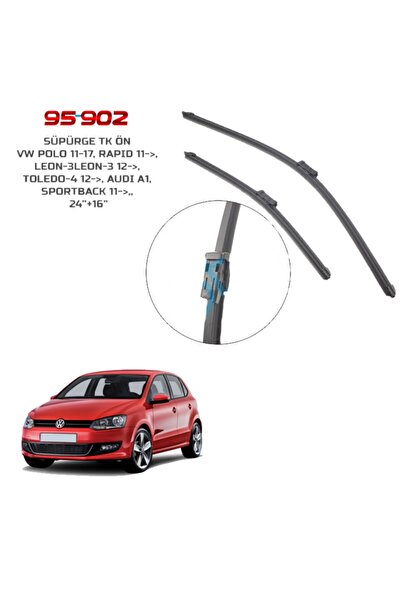 Sentinel Polo Ön Cam Silecek Süpürgesi Takım 24"+16" 2011-2017 Arası