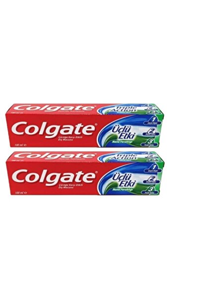 Colgate معجون أسنان ثلاثي التأثير 2 عبوة 100 مل