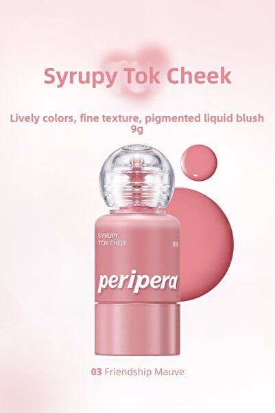 PERIPERA Syrupy Tok Cheek 003 Friendship Mauve