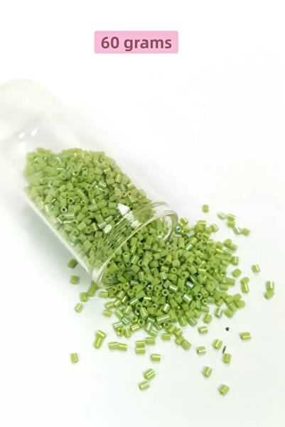 Mestore Cut glass beads 2mm - 60 grams - green - bnc373