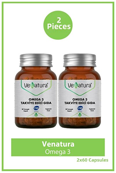 VeNatura Omega 3 60 Capsules 2 Pieces
