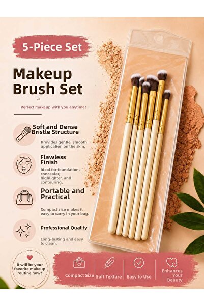 ASG 5 Piece Makeup Brush Set