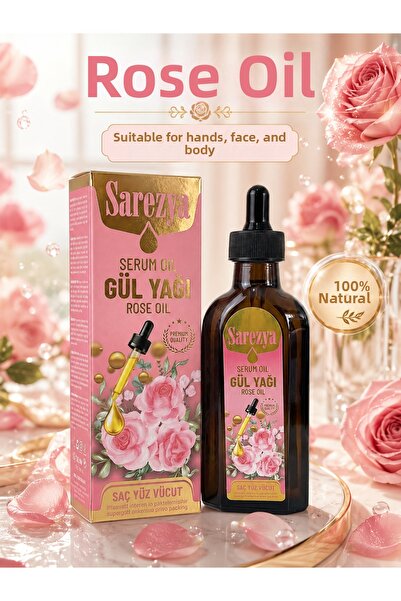 Shining Beauty Rose Oil - Hair, Face and Body