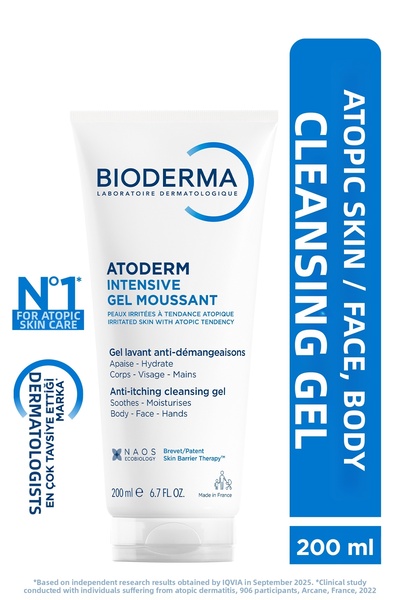 Bioderma Gel spumant intensiv Atoderm 200 ml