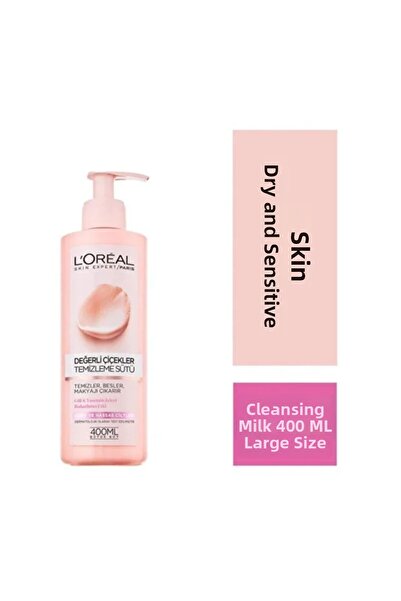Loresse Precious Flowers Facial Cleansing Milk for Dry and Sensitive Skin 400 ml