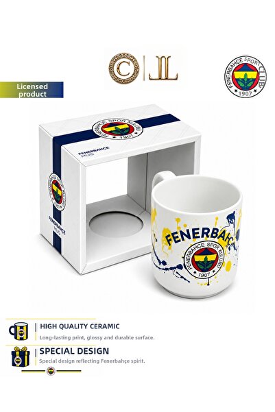 Fenerbahçe 2026 New Production Licensed Ceramic Mug Special Design Box