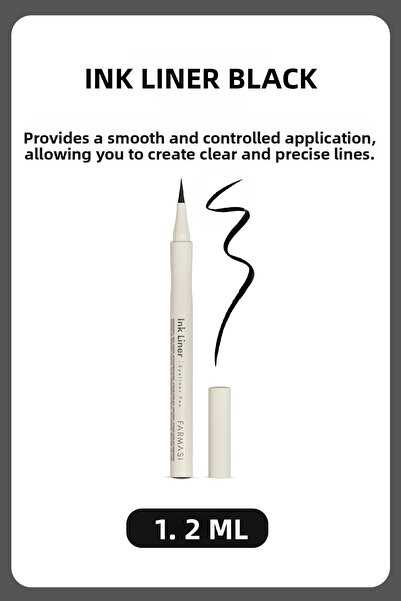 Farmasi Ink Liner |   Long-Lasting Felt-Tip Liquid Semi-Matte Finish Eyeliner