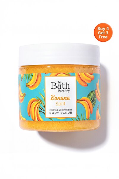 THE BATH FACTORY Moisturizing and Purifying Banana Split Body Peeling 300 Gr