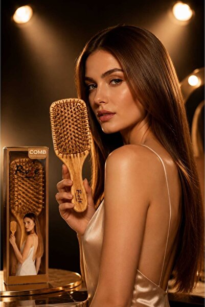 Generic Brand (Professional Wooden Hair Brush / Paddle Hair Brush)