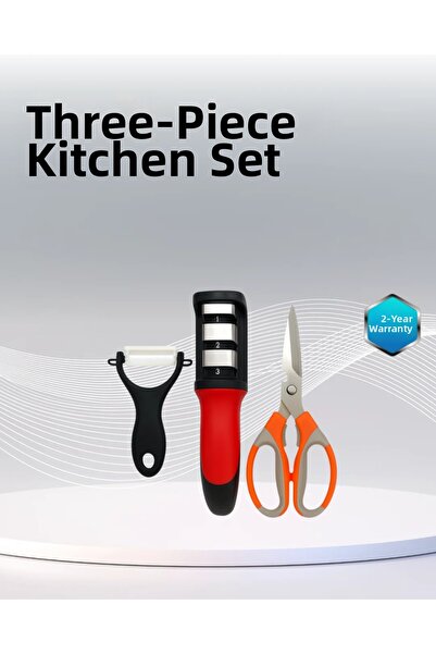 Generic Brand Nhr-Hlss Multifunctional Kitchen Scissors Set – Includes 3 Scis...