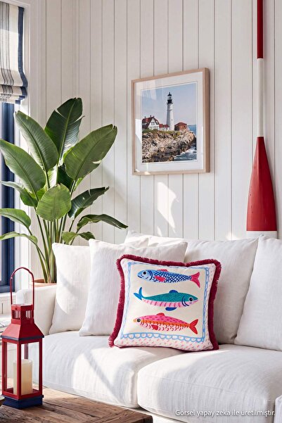 TRENDYOLMİLLA HOME Printed Throw Pillow Cover Tphss26Kkk00028