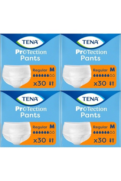 TENA ProTection Pants Regular Emici Külot Yetişkin Bezi M - Orta - Medium 120...