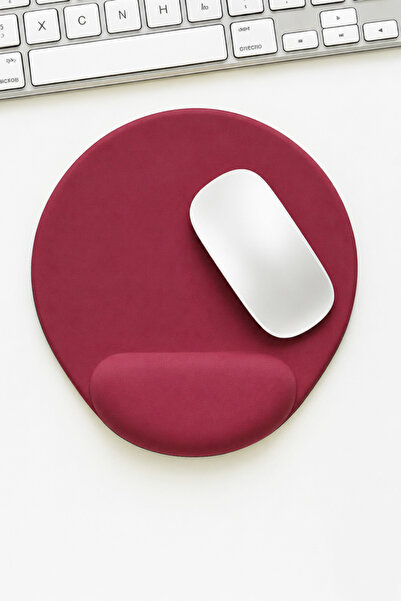 Boldy Bilek Destekli Mousepad - Kaymaz Mouse Ped - Fare Pedi - Oval Mouse Alt...