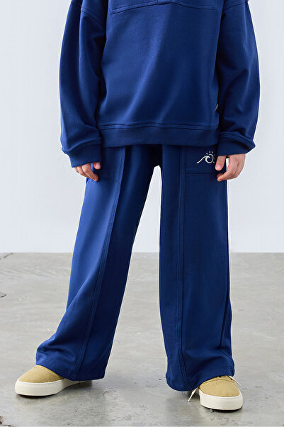 Marvy Navy Blue Comfortable Trousers