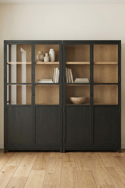 Latanwood Elpron Hazeranlı Ahşap Büfe & Kitaplık