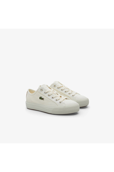 Lacoste Backcourt Kadın Krem Sneaker