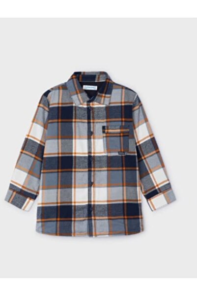 MAYORAL Boys' 4107 Checked Shirt Gkm0100