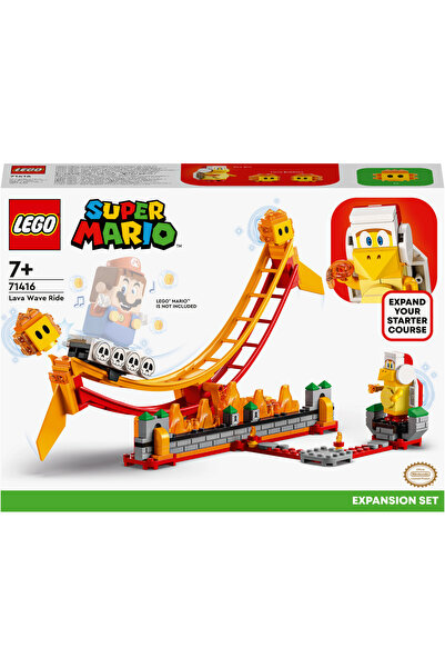 LEGO Super Mario 71416 Model Valul de Lavă și Set Suplimentar de Aventură - S...