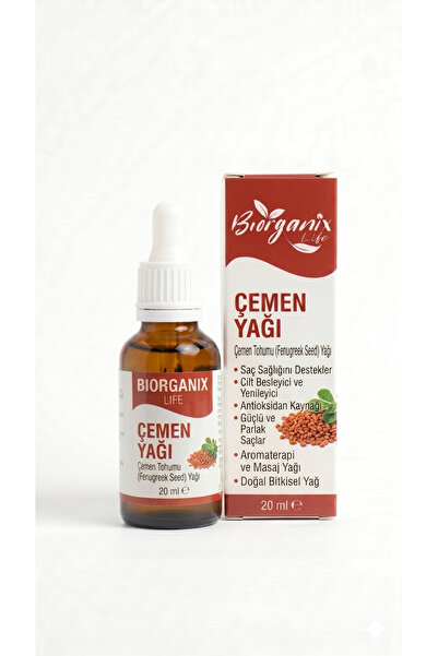 Biorganix l Çemen Yağı 20 ml Biorganix Life – %100 Saf & Yoğun Besleyici Güç!