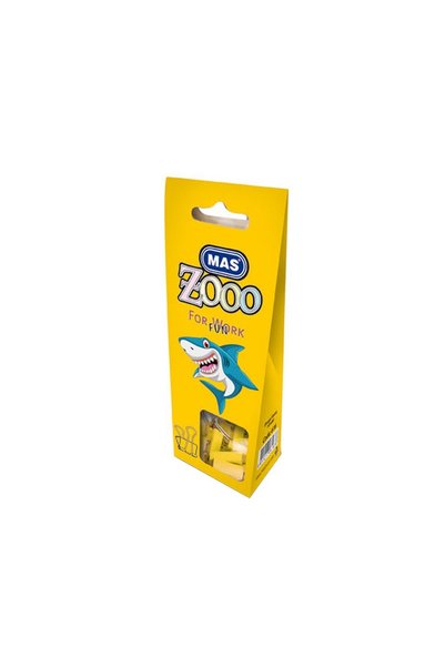Mas Zoo Renkli Omega Kıskaç(KLİPS) 10 Ad. - Sarı (616)