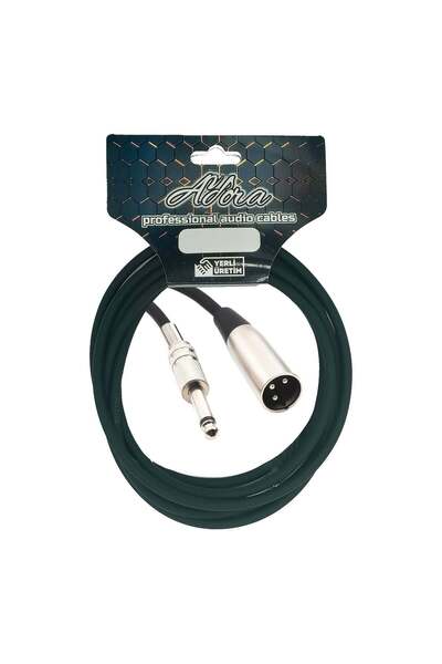 ADORA XLR Kablo XLR Erkek - Male + 6.3mm Çivi Jak (5m)