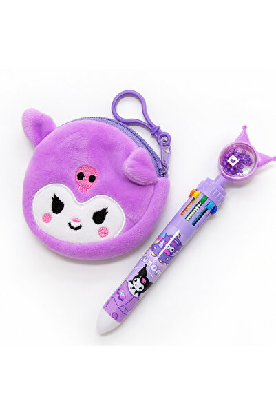 BUCHE Kawai Sanrio Karakter Cüzdan Kalem Seti Hediyelik