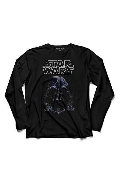 Kendim Seçtim Tricou cu mânecă lungă Star Wars Darth Vader Star Wars Tricou i...