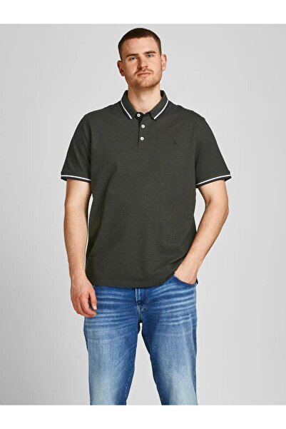 Jack & Jones Premium تي شيرت جاك جونز بولوس بولو للرجال مقاس كبير 12143859