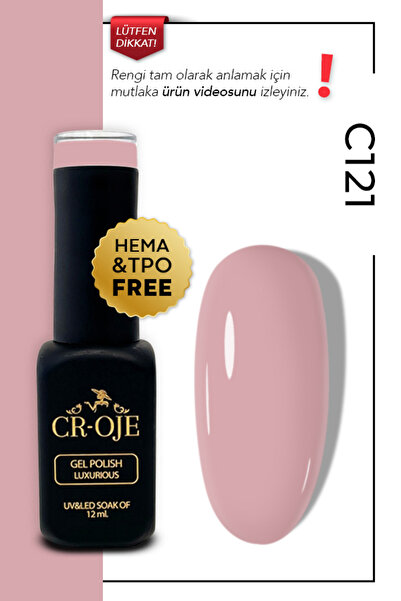 CROJE KALICI OJE Kalıcı Oje C121- Nude (12 ML.)