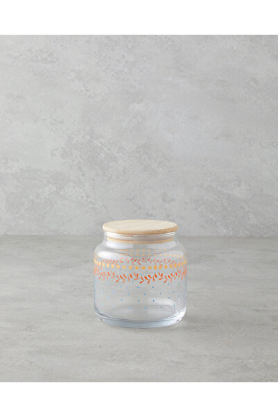 English Home Retro Art Cam Kavanoz 500 ml Renkli
