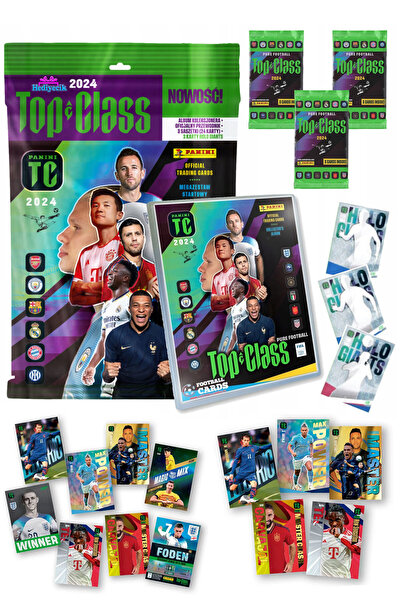 hediyecik Panini Fifa Top Class 2024 Footballer Cards Album Set Card Guide 27...