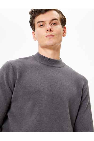 Koton Tricotaj Pulover Basic Turtleneck Maneca Lunga