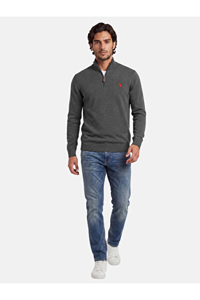 U.S. Polo Assn. Herren Pullover Half Zip P-010